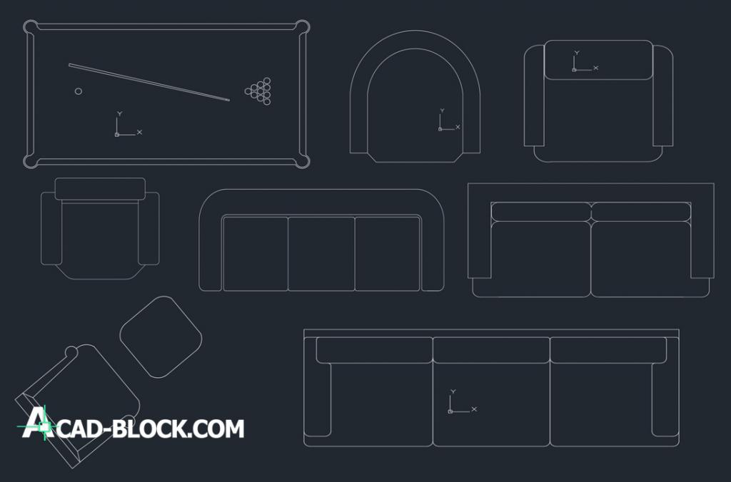 Cachamay Salon Games DWG Section for AutoCAD • Designs CAD