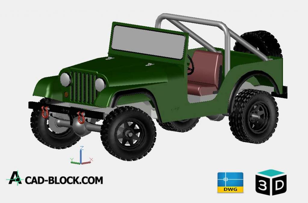 Jeep 3D DWG