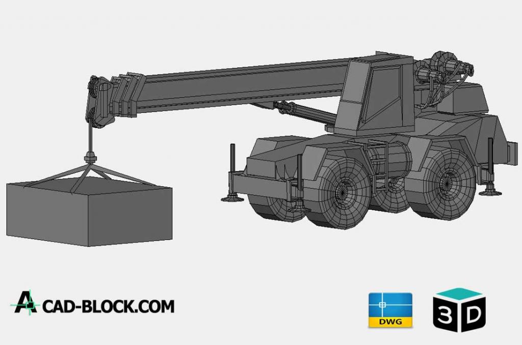 Truck-crane-3D-CAD
