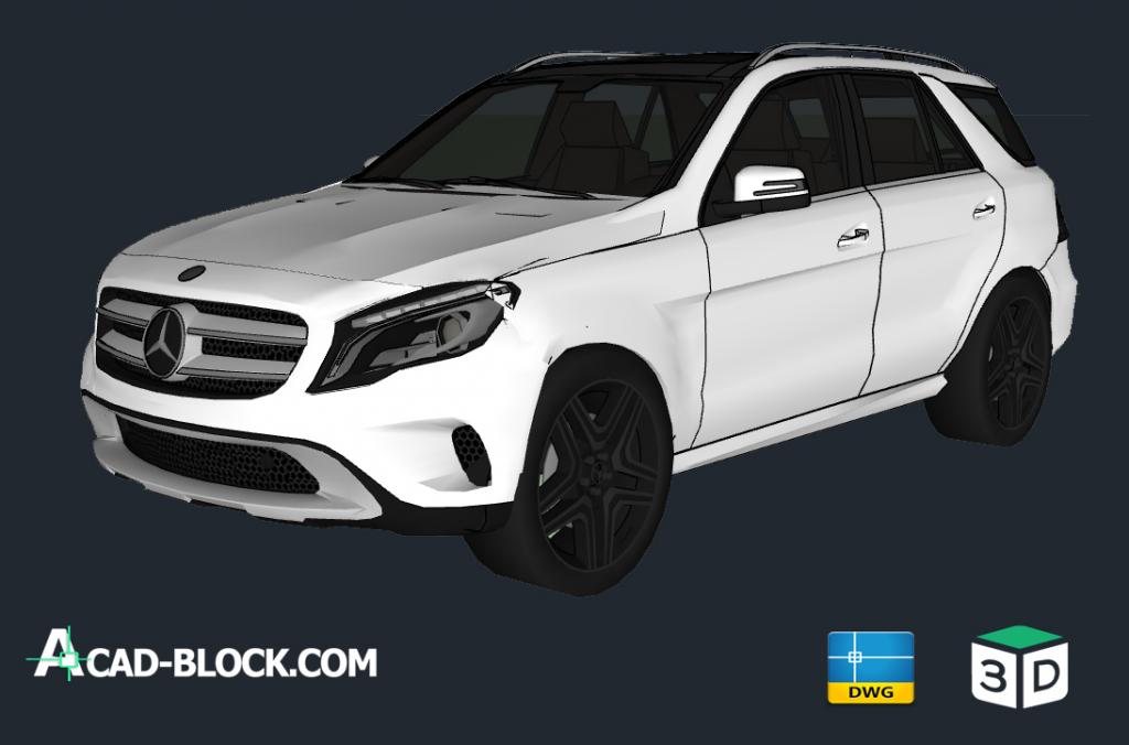 Cad 2016 Mercedes Benz Gle 63 Amg 3d Dwg Free Cad Blocks