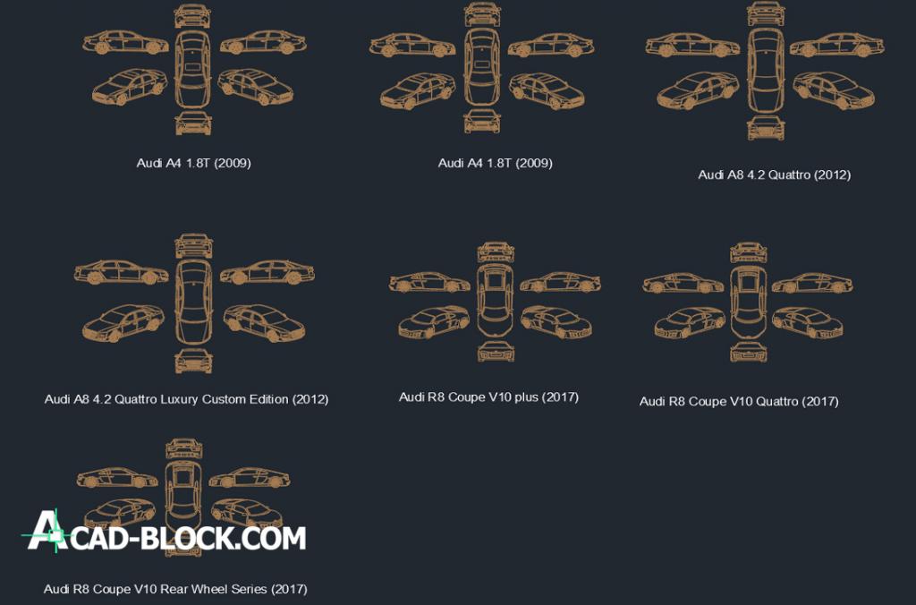 Audi cad blocks dwg free