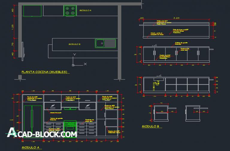 CAD Detail of kitchen DWG - Free CAD Blocks!!!