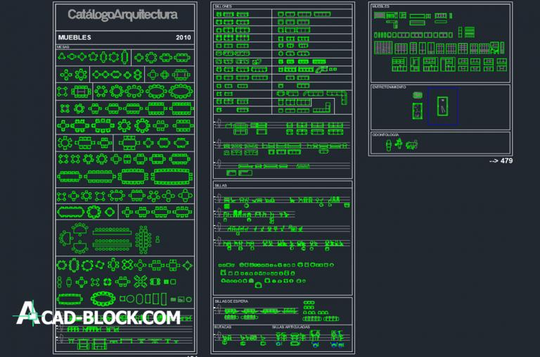 CAD Catalog Arquitectura DWG Free CAD model 2D cad.