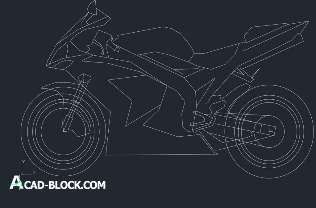 Motorcycles cad dwg
