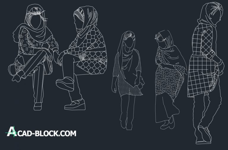 CAD Girls DWG - Free CAD Blocks