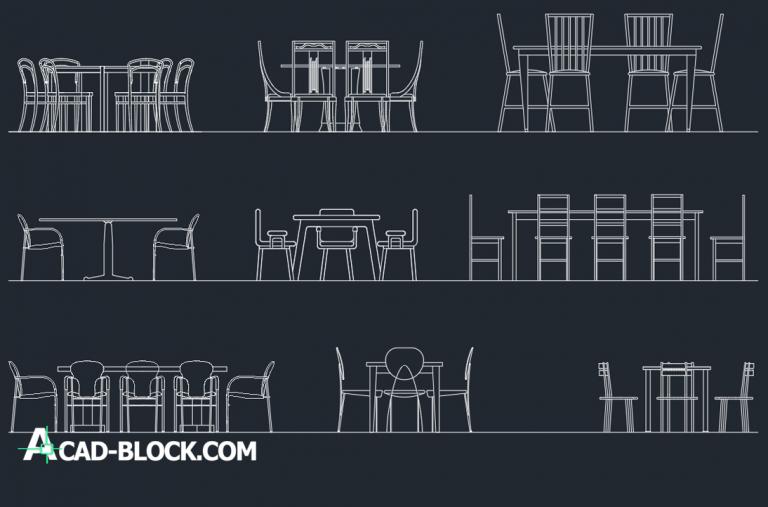 CAD Furniture free DWG - Free CAD Blocks