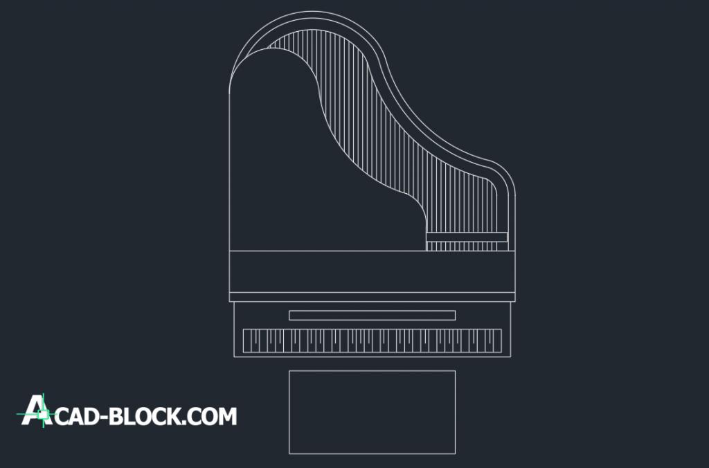 Piano dwg autocad