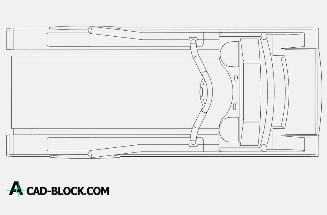 Treadmill dwg cad