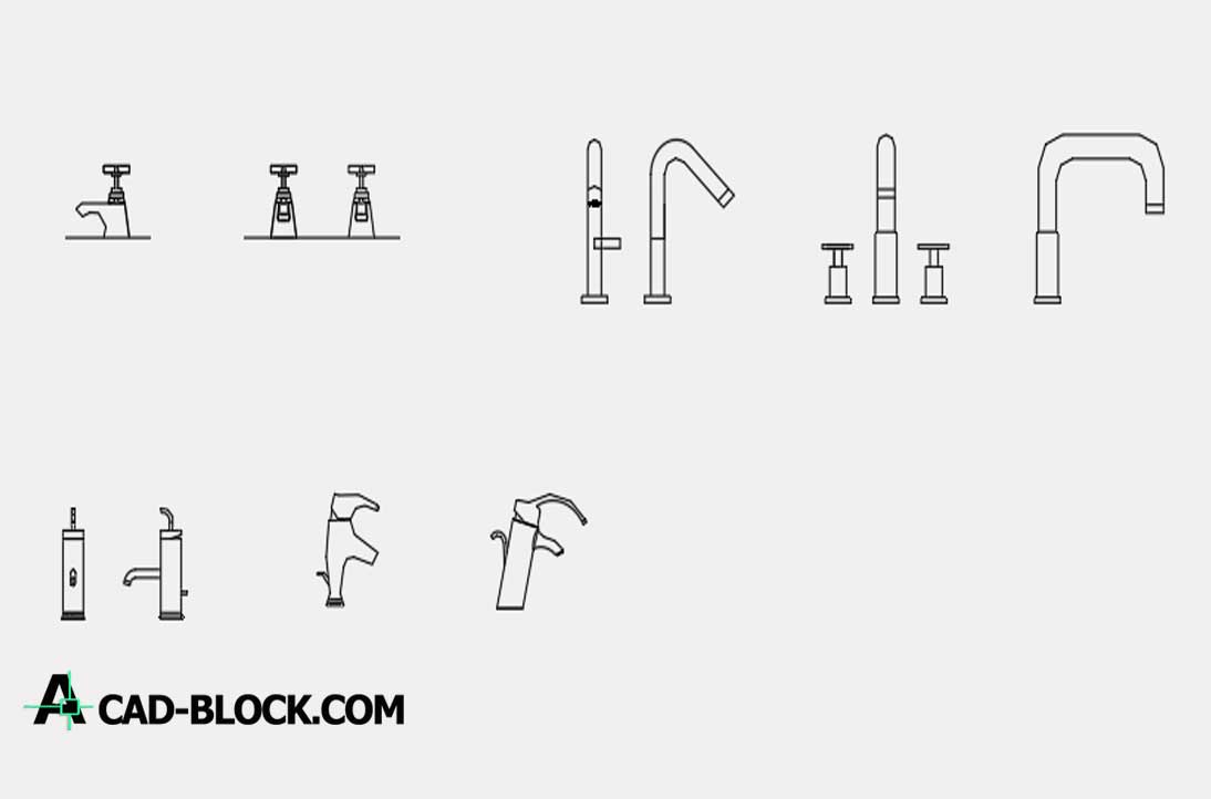 CAD Tap Blocks DWG - Free CAD Blocks