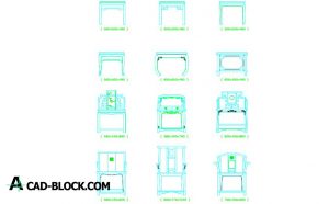 Chinese Furniture Blocks In Autocad