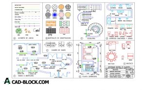 Symbols used in architecture and engineering dwg